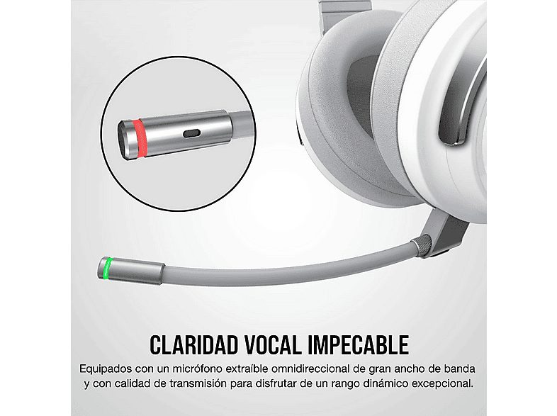 Auriculares Gaming  - CA-9011186-EU CORSAIR, Circumaurales, Blanco — foto 6