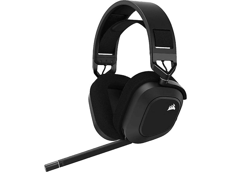 Auriculares gaming - Corsair HS80 Max Wireless, De diadema, Bluetooth, Hasta 24 horas, Steel Gray