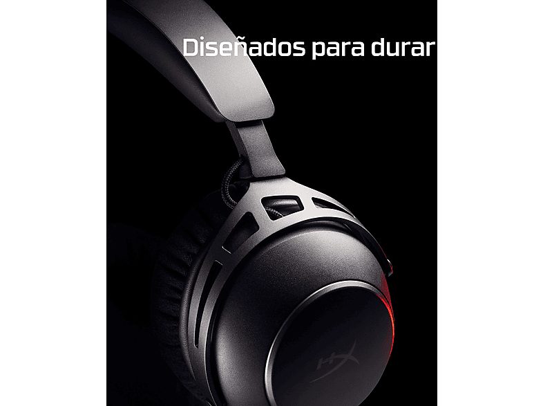 Auriculares gaming - HyperX Cloud Alpha 2, Inalámbricos, batería 250h, PC/Consolas, Micrófono, Sonido Hi-Fi, Negro — foto 7