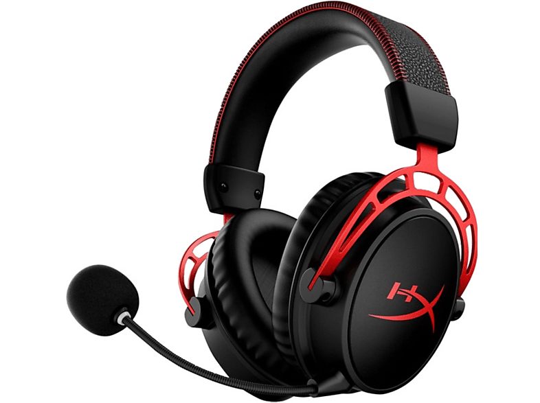 HYPERX Auriculares gaming - HyperX Cloud Alpha, De Diadema, Inalámbricos, Hasta 300 horas, PC, Micrófono, Transductores de doble cámara, Negro