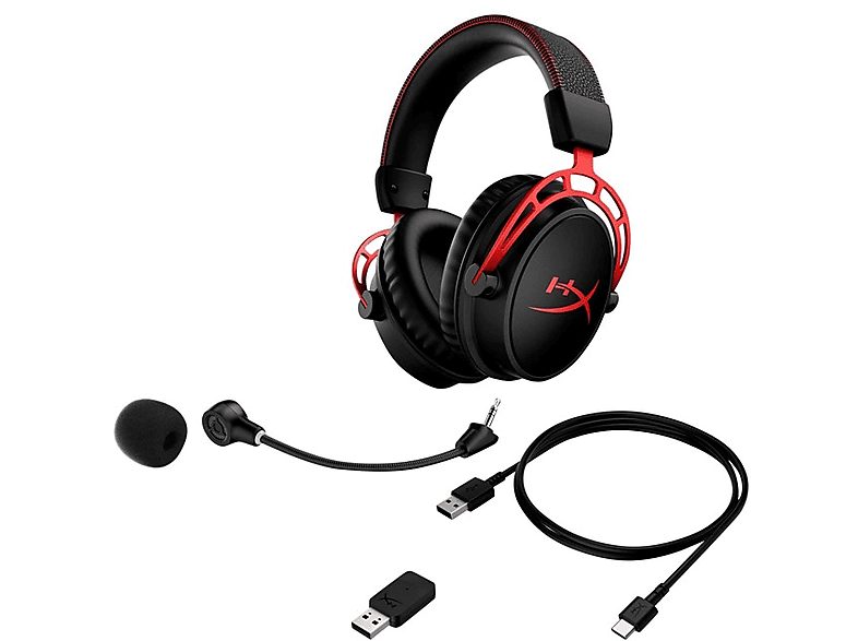 Auriculares gaming - HyperX Cloud Alpha, De Diadema, Inalámbricos, Hasta 300 horas, PC, Micrófono, Transductores de doble cámara, Negro — foto 2