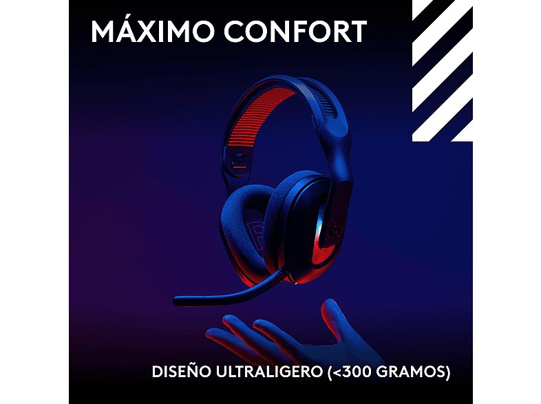 Auriculares gaming - Logitech G A20 X Lightspeed, Bluetooth, PS5-XBOX-Switch-PC, Playsync, Micrófono extraíble, Personalizable, Lightsync, Negro — foto 10