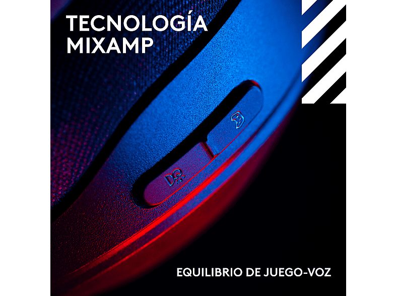 Auriculares gaming - Logitech G A20 X Lightspeed, Bluetooth, PS5-XBOX-Switch-PC, Playsync, Micrófono extraíble, Personalizable, Lightsync, Negro — foto 8