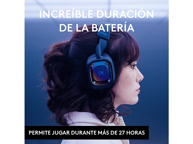 Auriculares gaming - Logitech G Astro A30, Bluetooth, 27hs de batería, Micrófono desmontable, Compatible con Xbox/NSW/PC y Android, Azul — foto 5