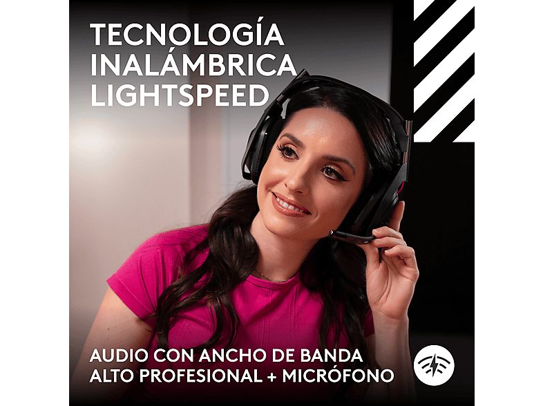 Auriculares gaming - Logitech G ASTRO A50 Gen 5 + Estación base PlaySync Audio, Inalámbrico, Micrófono 48kHz, PC-PS-Nintendo-Xbox, Lightspeed, Negro — foto 4