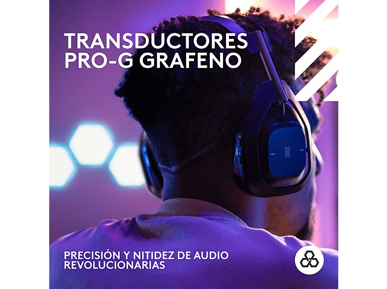 Auriculares gaming - Logitech G ASTRO A50 X, Estación base, Multidispositivo, HDMI 4K, Lightspeed, Micrófono, PC/Mac/PS/Xbox, Bluetooth, Negro — foto 3