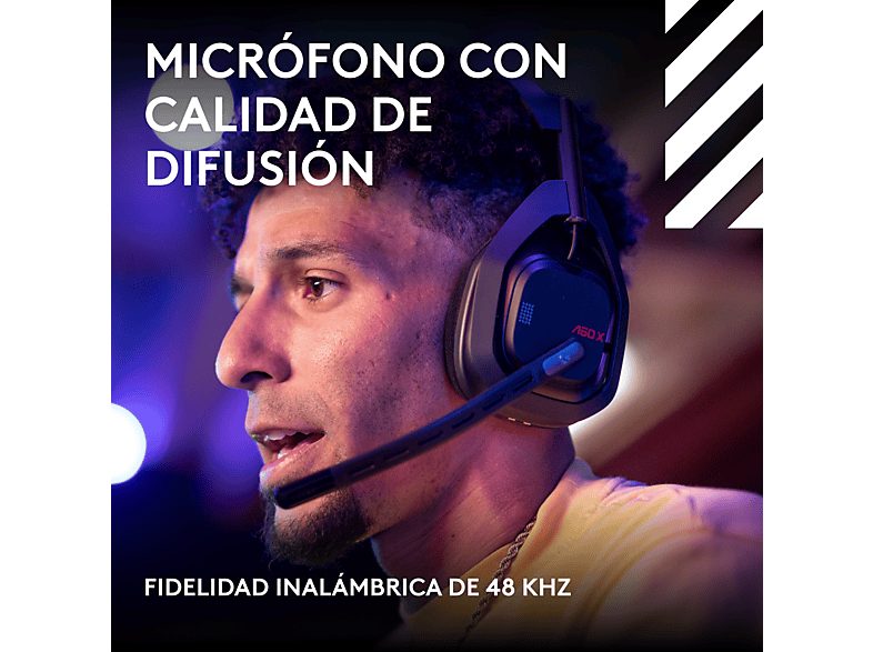 Auriculares gaming - Logitech G ASTRO A50 X, Estación base, Multidispositivo, HDMI 4K, Lightspeed, Micrófono, PC/Mac/PS/Xbox, Bluetooth, Negro — foto 7