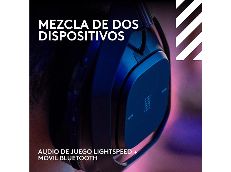 Auriculares gaming - Logitech G ASTRO A50 X, Estación base, Multidispositivo, HDMI 4K, Lightspeed, Micrófono, PC/Mac/PS/Xbox, Bluetooth, Negro — foto 8