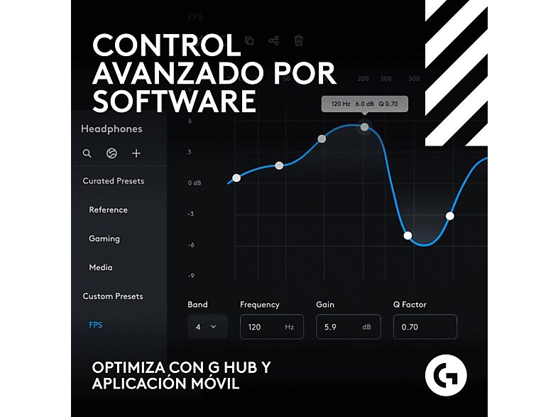 Auriculares gaming - Logitech G ASTRO A50 X, Estación base, Multidispositivo, HDMI 4K, Lightspeed, Micrófono, PC/Mac/PS/Xbox, Bluetooth, Negro — foto 9