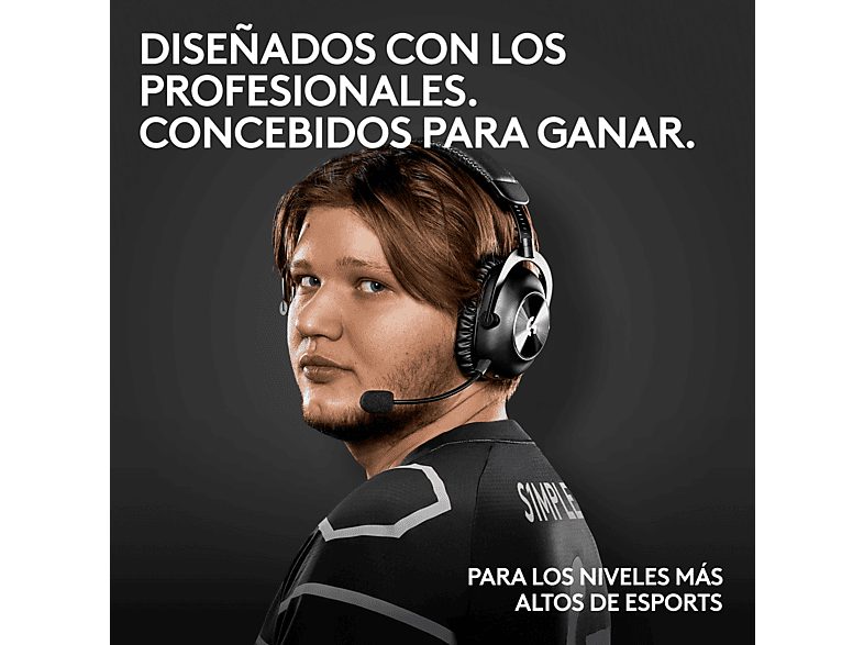 Auriculares gaming - Logitech G Pro X 2 Lightspeed + HS STAND, Inalámbrico, Bluetooth, Micrófono, 7.1 DTS, PC/PlayStation/Nintendo, Negro — foto 2