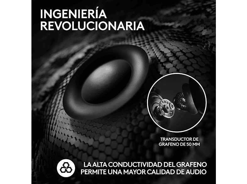 Auriculares gaming - Logitech G Pro X 2 Lightspeed + HS STAND, Inalámbrico, Bluetooth, Micrófono, 7.1 DTS, PC/PlayStation/Nintendo, Negro — foto 5