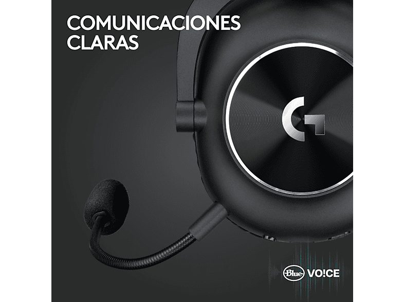 Auriculares gaming - Logitech G Pro X 2 Lightspeed + HS STAND, Inalámbrico, Bluetooth, Micrófono, 7.1 DTS, PC/PlayStation/Nintendo, Negro — foto 6