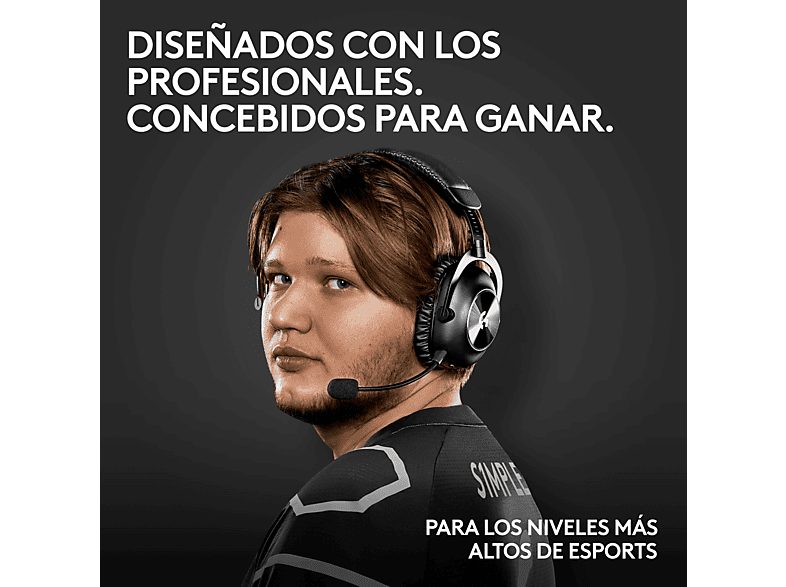 Auriculares gaming - Logitech G Pro X 2 Lightspeed, Inalámbrico, Bluetooth, Transductor de grafeno, 7.1 DTS, PC/PlayStation/Nintendo, Magenta — foto 2