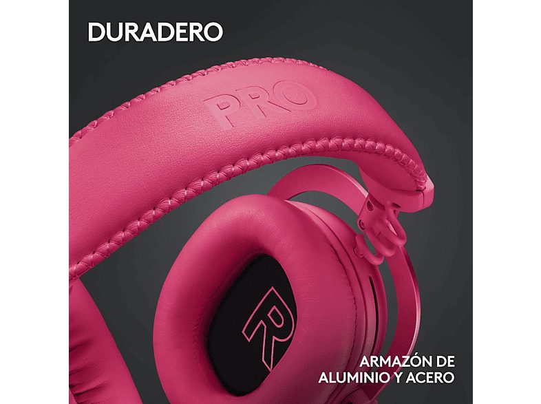 Auriculares gaming - Logitech G Pro X 2 Lightspeed, Inalámbrico, Bluetooth, Transductor de grafeno, 7.1 DTS, PC/PlayStation/Nintendo, Magenta — foto 8