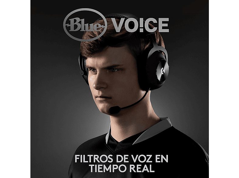 Auriculares gaming - Logitech G PRO X, Inalámbrico, Lightspeed, PC-PS5/PS4, Nintendo, Filtros de voz, Transductores 50 mm, 7.1 canales, 20h, Negro — foto 4