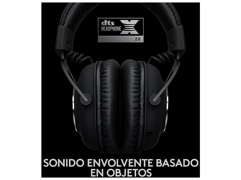 Auriculares gaming - Logitech G PRO X, Inalámbrico, Lightspeed, PC-PS5/PS4, Nintendo, Filtros de voz, Transductores 50 mm, 7.1 canales, 20h, Negro — foto 7