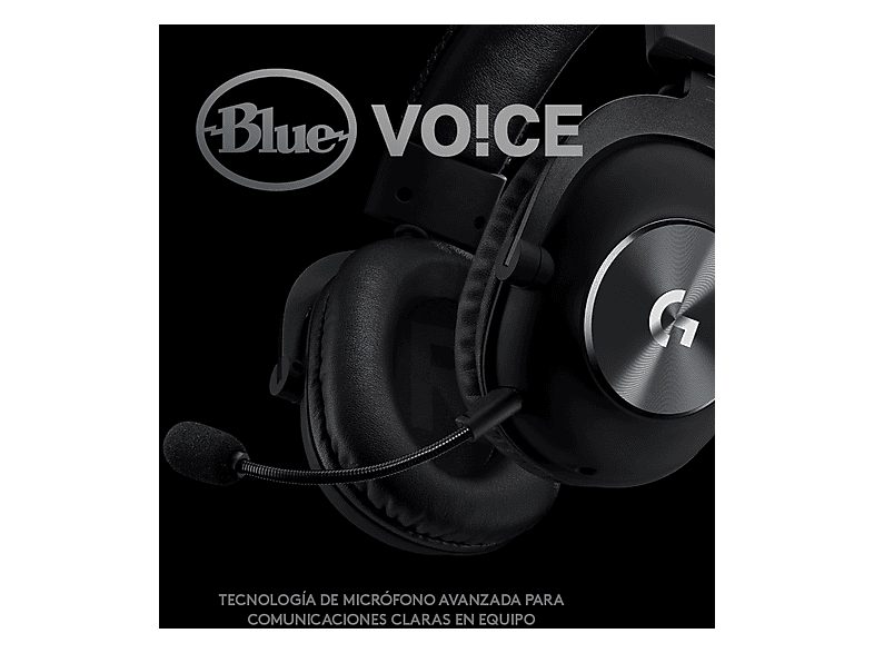 Auriculares gaming  - PRO X WIRED + HS STAND LOGITECH G, Circumaurales, Negro — foto 7