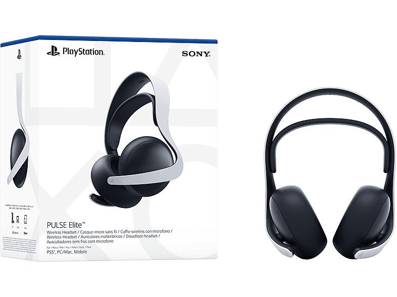 Auriculares gaming  - Pulse Elite SONY, Circumaurales, Bluetooth, Blanco — foto 2