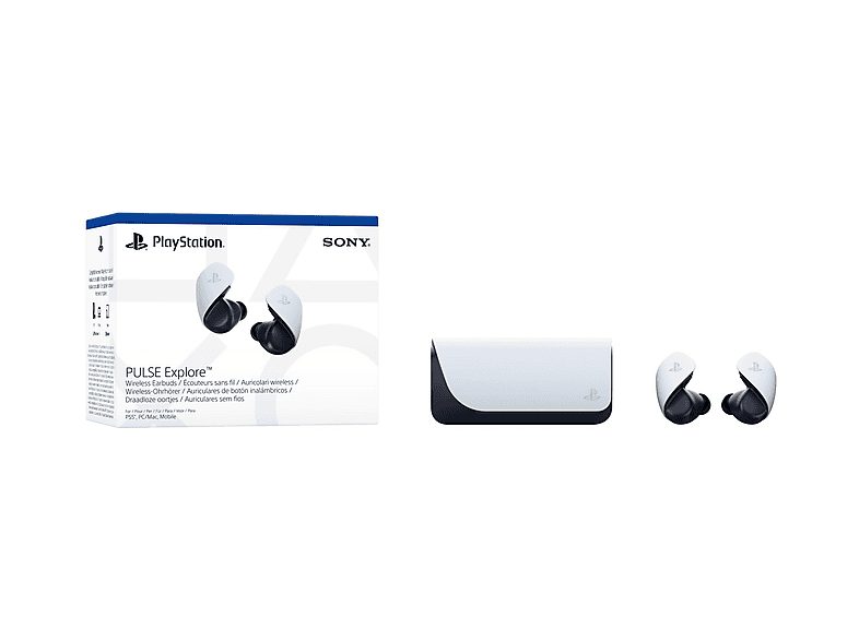 Auriculares gaming  - PULSE Explore™ SONY, Intraurales, Bluetooth, Blanco — foto 4