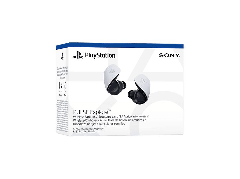 Auriculares gaming  - PULSE Explore™ SONY, Intraurales, Bluetooth, Blanco — foto 5