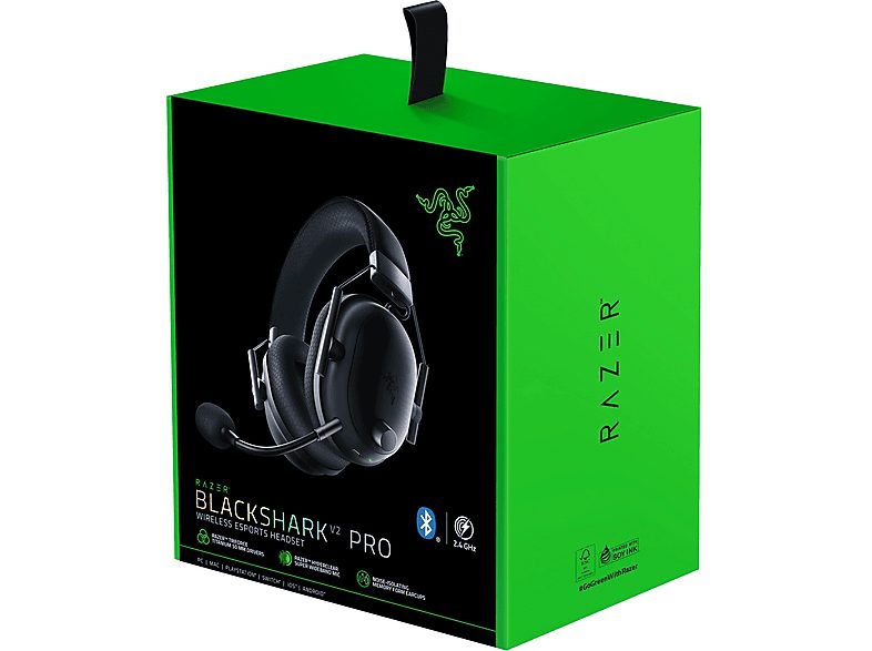Auriculares gaming - Razer Blackshark V2 Pro (2023), Micrófono HyperClear Super Wideband, Controlador 50 mm, Tecnología HyperSpeed, Bluetooth, Negro — foto 4