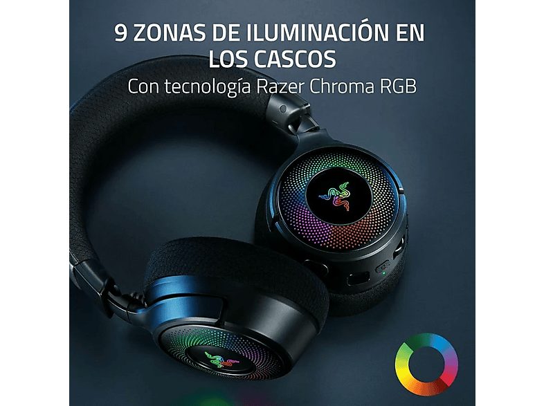 Auriculares gaming - Razer Kraken V4, Circumaurales, Bluetooth, Negro — foto 6