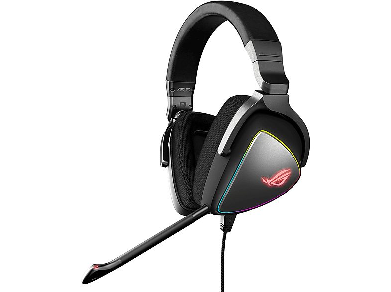 Auriculares gaming  - ROG Delta ASUS, Supraaurales, Negro