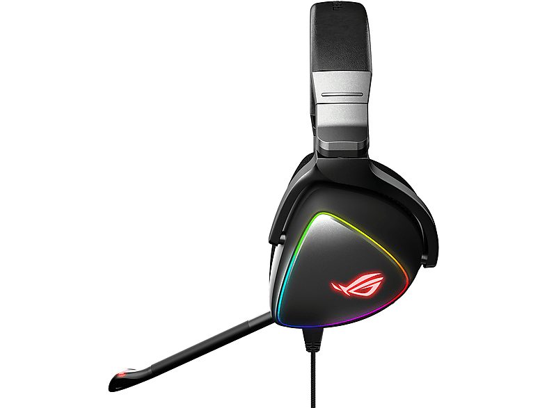 Auriculares gaming  - ROG Delta ASUS, Supraaurales, Negro — foto 2
