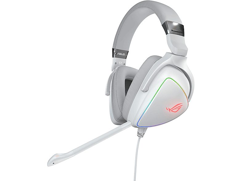 Auriculares gaming  - ROG Delta White Edition ASUS, Circumaurales, Blanco