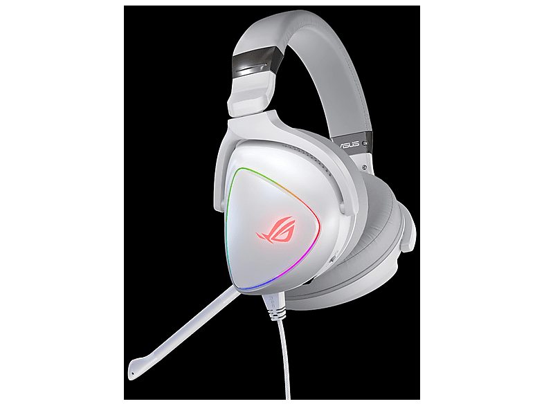 Auriculares gaming  - ROG Delta White Edition ASUS, Circumaurales, Blanco — foto 4