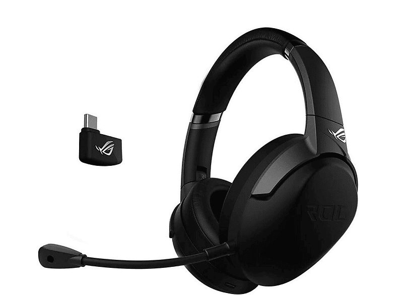 Auriculares gaming  - ROG STRIX GO 2.4 ASUS, Circumaurales, Negro