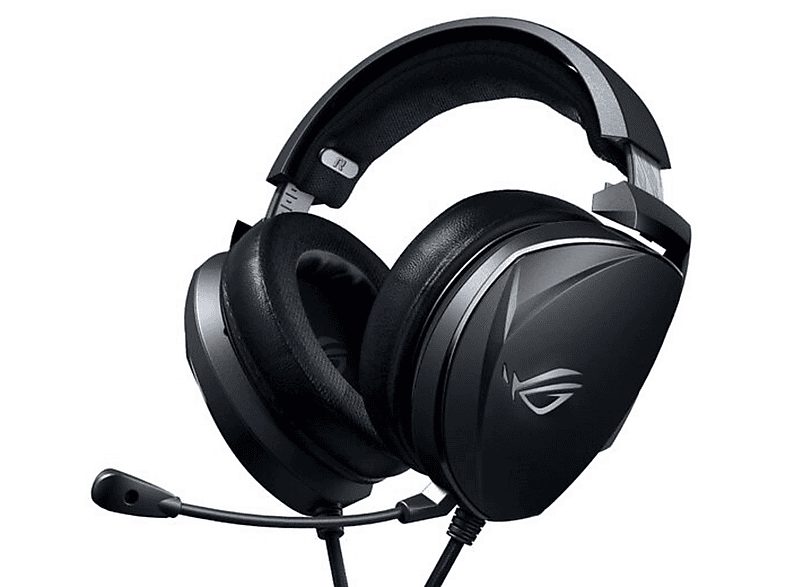 Auriculares gaming  - ROG Theta Electret ASUS, Circumaurales, Negro