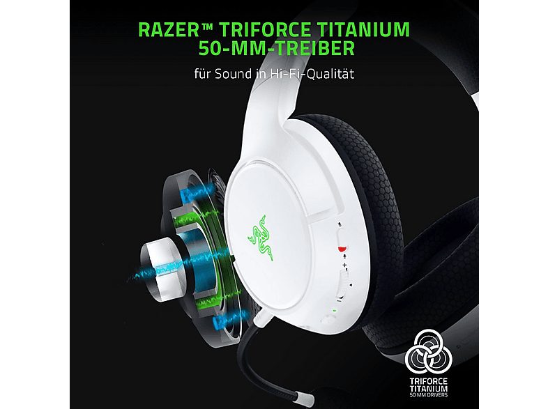 Auriculares Gaming  - RZ04-03470300-R3M1 RAZER, Circumaurales, Bluetooth, Blanco — foto 7