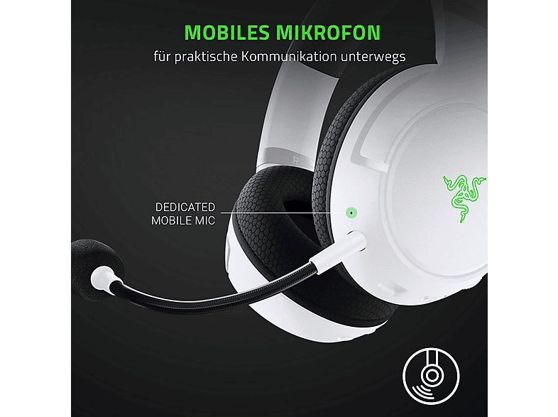 Auriculares Gaming  - RZ04-03470300-R3M1 RAZER, Circumaurales, Bluetooth, Blanco — foto 9