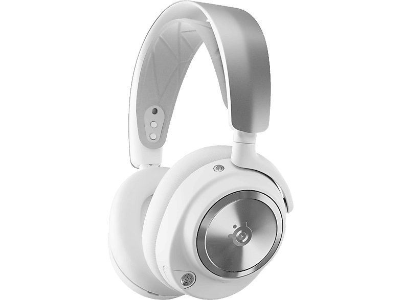 STEELSERIES Auriculares gaming - SteelSeries Arctis Nova Pro Wireless, Supraaurales, Bluetooth, Micrófono, Cancelación de ruido, Blanco