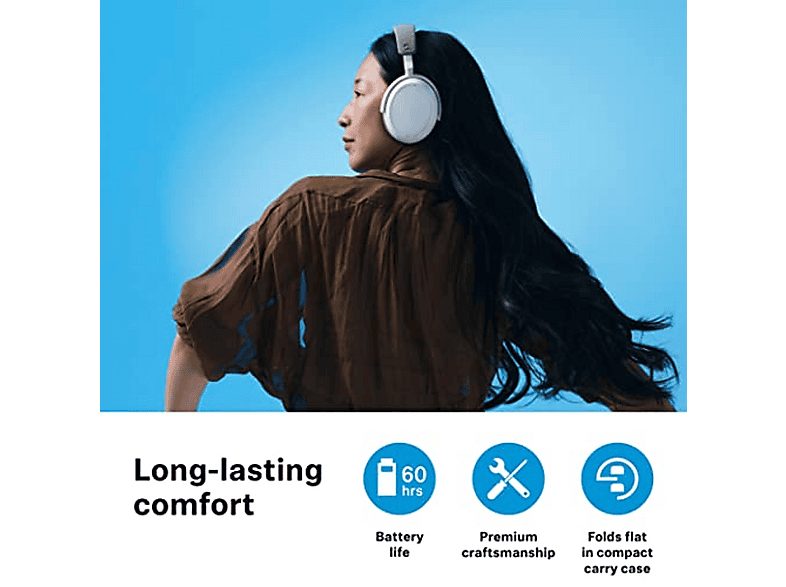 Auriculares inalámbricos  - 509267 SENNHEISER, Circumaurales, Bluetooth, Blanco — foto 6