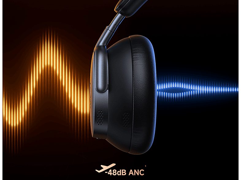 Auriculares inalámbricos - Baseus Inspire XH1 Sound By Bose, Wireless, Cancelación de Ruido, Audio Hi-Res/LDAC, Comodidad Cloud-Soft, Negro Cosmic — foto 10