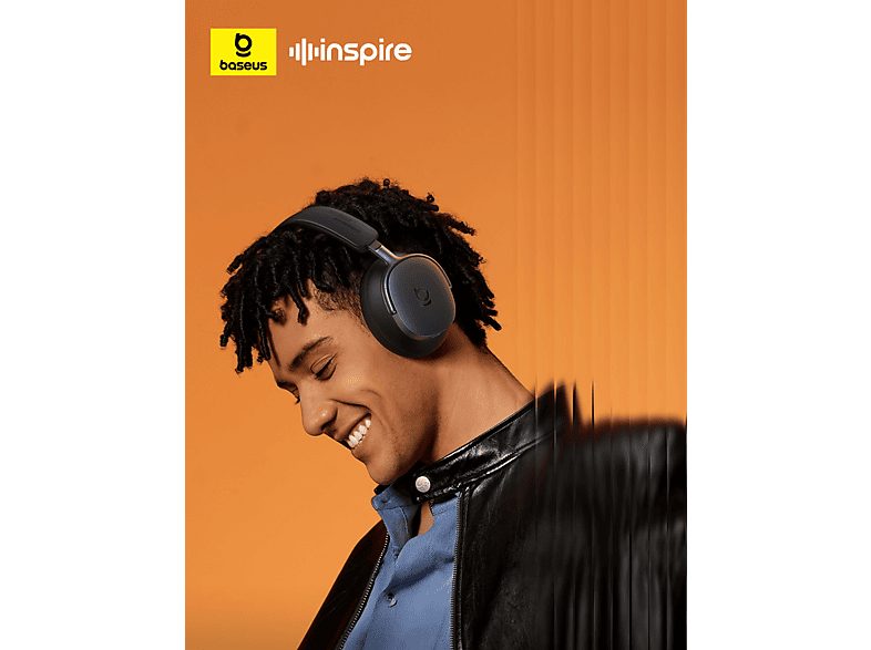 Auriculares inalámbricos - Baseus Inspire XH1 Sound By Bose, Wireless, Cancelación de Ruido, Audio Hi-Res/LDAC, Comodidad Cloud-Soft, Negro Cosmic — foto 6