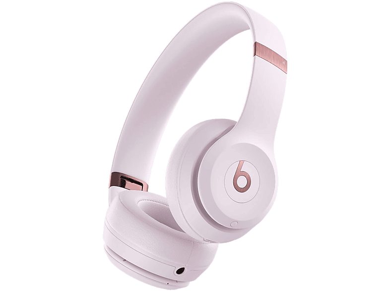 Auriculares inalámbricos - Beats Solo 4, Supraaurales, Bluetooth, 50h Autonomía, iOS y Android, Rosa nube