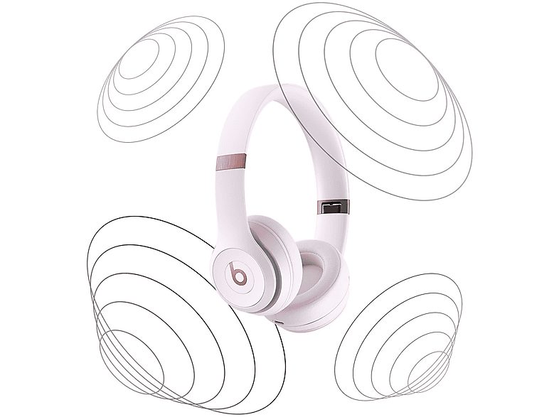 Auriculares inalámbricos - Beats Solo 4, Supraaurales, Bluetooth, 50h Autonomía, iOS y Android, Rosa nube — foto 4