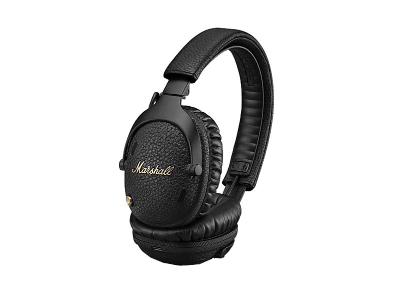 Auriculares inalámbricos - Marshall Monitor III A.N.C., Circumaurales, Bluetooth 5.3, Cancelación de ruido, 100h Autonomía, Plegables, Negro