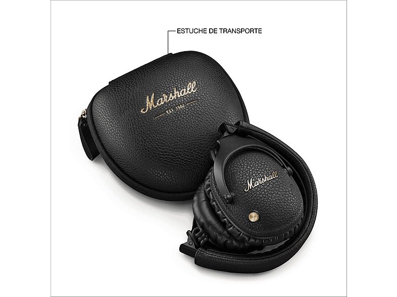 Auriculares inalámbricos - Marshall Monitor III A.N.C., Circumaurales, Bluetooth 5.3, Cancelación de ruido, 100h Autonomía, Plegables, Negro — foto 8