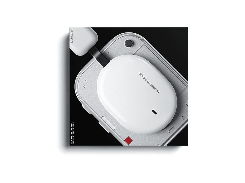 Auriculares inalámbricos - Nothing Headphone (a), 120h Autonomía, Cancelación de Ruido Activa, Certificación Hi-Res y LDAC, Control Táctil, Blanco — foto 5