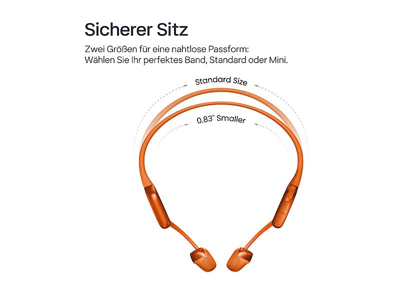 Auriculares Inalámbricos  - OpenRun Pro 2 Mini SHOKZ, Control remoto, Bluetooth, Naranja — foto 7