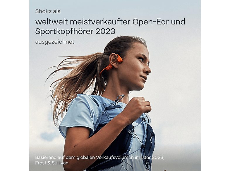 Auriculares Inalámbricos  - OpenRun Pro 2 Mini SHOKZ, Control remoto, Bluetooth, Naranja — foto 8