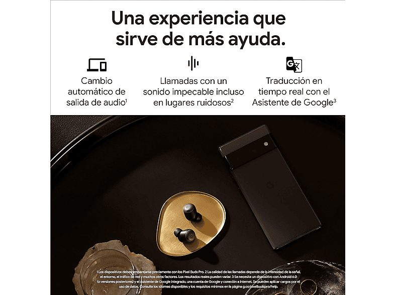 Auriculares inalámbricos  - Pixel Buds Pro GOOGLE, Intraurales, Bluetooth, Verde — foto 6
