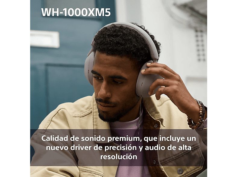 Auriculares inalámbricos - Sony WH-1000XM5P, Cancelación ruido (Noise Cancelling), 30h, Hi-Res, Carga Rápida, Con Asistente, Bluetooth, Diadema, Rosa — foto 6
