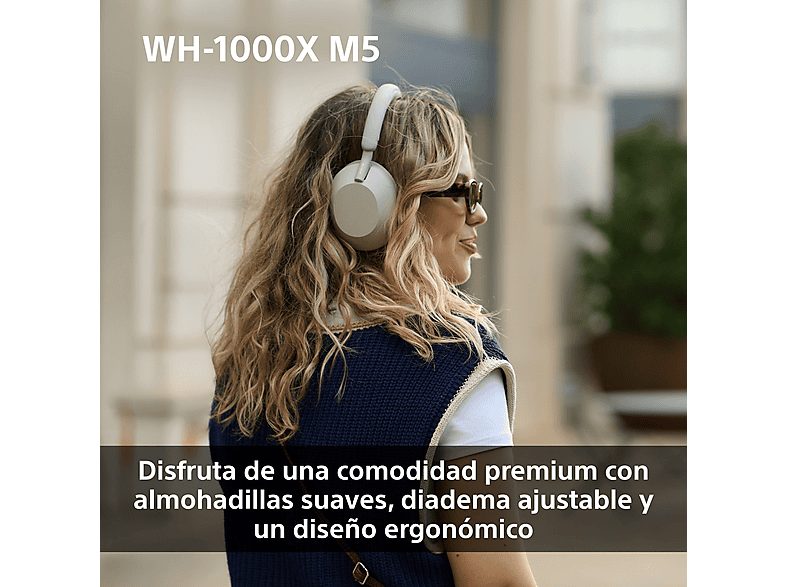 Auriculares inalámbricos - Sony WH-1000XM5P, Cancelación ruido (Noise Cancelling), 30h, Hi-Res, Carga Rápida, Con Asistente, Bluetooth, Diadema, Rosa — foto 8