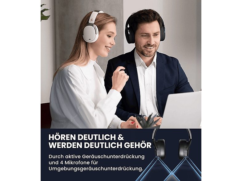 Auriculares inalámbricos  - WH950NB EDIFIER, Supraaurales, Bluetooth, Not available — foto 7