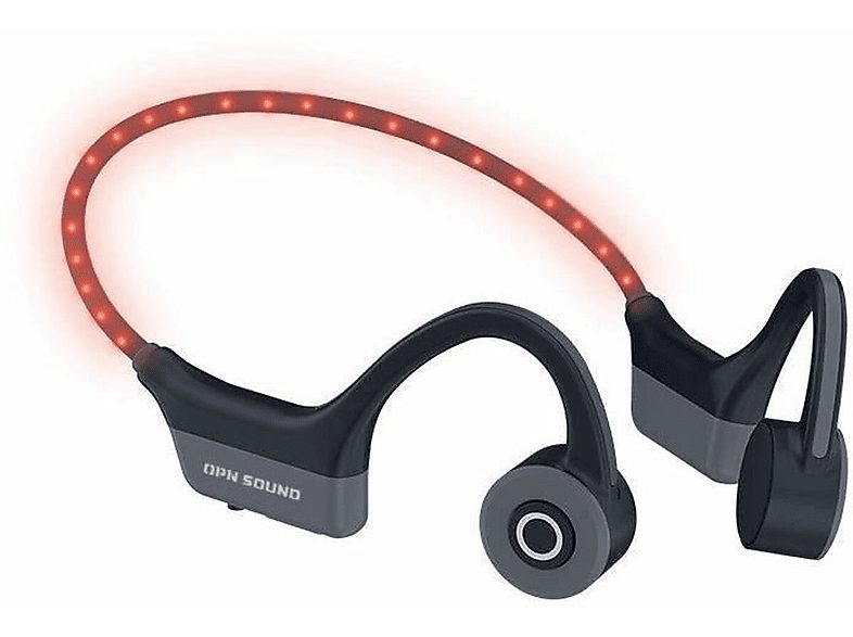 OPNSOUND Auriculares por conducción ósea  - 6318 OPNSOUND, Banda para el cuello, Bluetooth, Negro